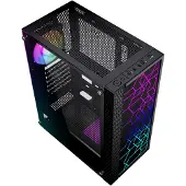 Gembird Semi-Tour ATX Behuizing - - Fornax 2500 ARGB - Multicolor - 41x49x24 cm - Compatibel met ATX