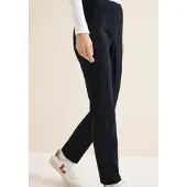 Cecil Dames Broeken met een casual pasvorm - Blauw - S