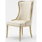 JVmoebel Elegantie eetkamerstoel, beklede stoel, beige, hout, modern, nieuw