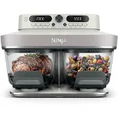 Ninja CRISPi DualZone Glazen Airfryer 8-in-1 in Wit | DD102EUIV2 | van SharkNinja