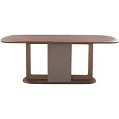 JVmoebel Eettafel, comfortabel, ruim, groot, mooi, moderne stijl, grijs