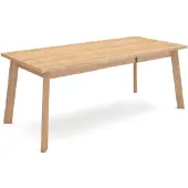 Dripio Eettafel, 194x90 cm, eikenlook, geschikt voor 10 personen, modern design