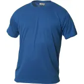 Dripio Herenshirt, functioneel, polyester, geperforeerd, vochtafvoerend, koningsblauw, maat XL