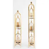 JVmoebel Vloerlamp, lantaarn, goud, design, dubbelglas, industriële lamp, decoratie