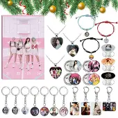 Dripio Adventskalender, 24-delig: Fan-set met sleutelhangers, kettingen, armbanden en meer.