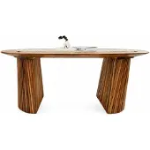 JVmoebel Salontafel, massief houten eettafel, houten tafel, eettafel, meubels