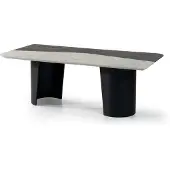 JVmoebel Eettafel, modern design, imitatie marmerlook, hout, elegant, luxe, keuken