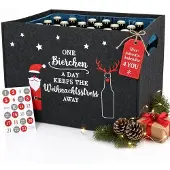 Dripio Bieradventskalender van vilt voor bierkisten – 24 stickers