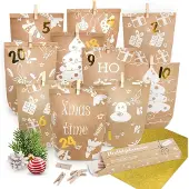Dripio Adventskalender om zelf te vullen, papier/karton, 50 gram