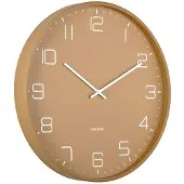 Karlsson Lofty Wandklok | Ø40cm | Mocha bruin