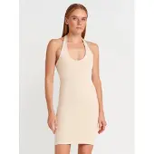 Dilvin Geribbelde Bodycon Mini Jurk