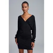 Dilvin Bodycon Mini-jurk met Drapé