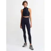 Dilvin High-Waist Slim-Fit Leggings