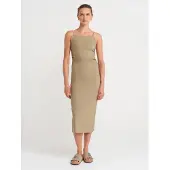 Dilvin Mouwloze Bodycon Midi Jurk