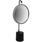 Kendra Home Eleganca Tafelspiegel van zwart-zilver metaal