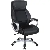 FurniTex FB17-FX Serie - Bureaustoel - Zwart - Draaibaar - Kantelmechanisme