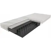 FurniTex - Bonellmatras - 140 x 200 cm - Stevigheid H3 - Wit