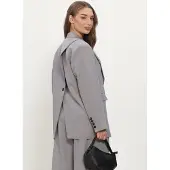 Neo Noir Dames Blazers Aarielle Structure Blazer - Grijs - Maat 34