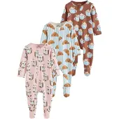 Next Nachtkledij lichtblauw / bruin / rosa / offwhite