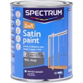 Spectrum 2-in-1 satijnglans verf RAL 7043 750 ml - Verf
