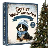 Merkloos Kerst Countdown Kalender met Honden Thema