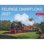 Merkloos Posterkalender 2027 - Krachtige locomotieven, 44 x 34 cm