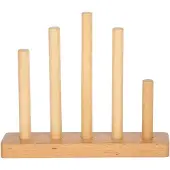 Small Foot - Houten Stapelhuis Roze - 18dlg.