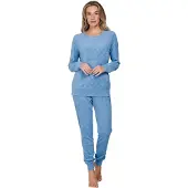 Pastunette Terry dames pyjama blauw | Maat 40
