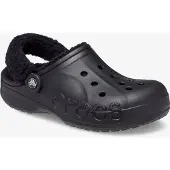 Crocs Baya Lined Fuzz Strap dames klompen zwart maat 38/39