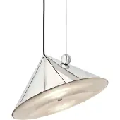 Tom Dixon Pose hanglamp Silver, Ø43x30 cm