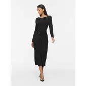 Vila Vijustine Lange Mouwen Maxi-jurk XS EU dames