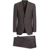 BOSS Tweedelig regular-fit pak van scheerwol