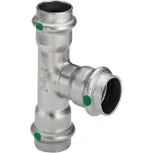 Viega Sanpress Dir 2318 - 2318 diameter 35 x 22 x 35 mm roestvrij staal (Persaansluiting)