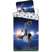 BrandMac Dekbedovertrek voetbalspeler, 135 x 200 cm, 100% katoen