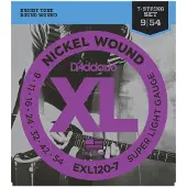 Daddario EXL120-7 Nickel Wound 7-String Electric Super Light 9-54