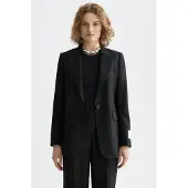 Scotch & Soda Sb Fitted Blazer Black Maat: S | Blazers Outlet | Dames | Zwart