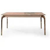 AEA Eettafel, beige, modern, elegante eethoektafel, keukentafel, tafel