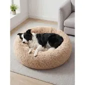 Merkloos Anti-Angst Donut Hondenbed 80cm voor Huisdieren
