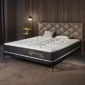 OEM Hybride matras, 140x190 cm, 24 cm hoog, met pocketvering, 7 zones