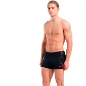 Arena - Graphic Swim Short Stripes - Zwembroek 5, zwart
