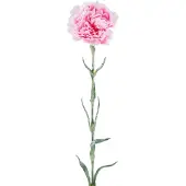 Easyplants | Kunstbloem Carnation 68 cm roze | Zijde | Nepbloemen | roze | Onderhoudsvrij | Kant-en-klaar
