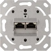 Q-Link inbouw conds tel/dat cat6a 2x8 alu elememt