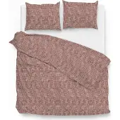Heckett Living ZO!Home Blitz Dbo 200 Rio Red beddengoed: 1 x dekbedovertrek 200x220 + 2 x kussensloop 70x60, uni rood
