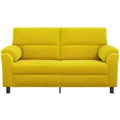 vidaXL Bank Geel 174 x 85 x 93 cm fluweel