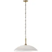Kichler LED Hanglamp Delarosa | 1X E27 Max 60W | White & Champagne Bronze
