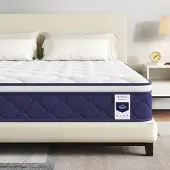 OEM Matras, 140x190 cm, 20 cm dik, pocketvering, medium stevigheid, hypoallergeen