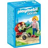 Playmobil City Life tweeling kinderwagen