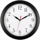 Dripio Wandklok met achterwaartse beweging, diameter 29 cm, modern design, quartz uurwerk