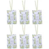 Dripio Set van 6 geurzakjes, peren- en freesia-geur, 16x11 cm