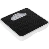 Adler Mechanische badweegschaal, analoog, merk , 136 kg, wit, antislip